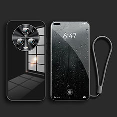Custodia Silicone Specchio Laterale Cover per Huawei Honor Magic5 Pro 5G Nero