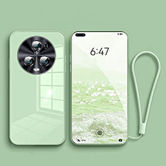 Custodia Silicone Specchio Laterale Cover per Huawei Honor Magic5 Pro 5G Verde