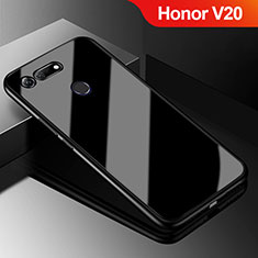 Custodia Silicone Specchio Laterale Cover per Huawei Honor View 20 Nero