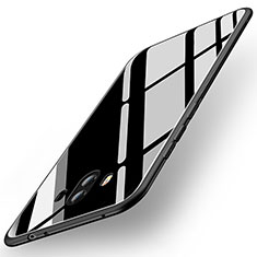 Custodia Silicone Specchio Laterale Cover per Huawei Mate 10 Nero