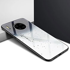 Custodia Silicone Specchio Laterale Cover per Huawei Mate 30 Pro 5G Grigio