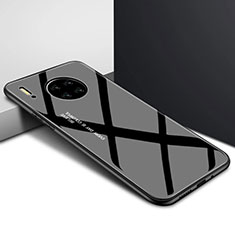 Custodia Silicone Specchio Laterale Cover per Huawei Mate 30 Pro 5G Nero