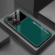 Custodia Silicone Specchio Laterale Cover per Huawei Nova 11i Verde