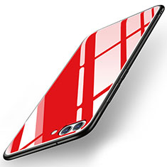 Custodia Silicone Specchio Laterale Cover per Huawei Nova 2S Rosso