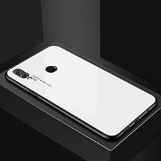 Custodia Silicone Specchio Laterale Cover per Huawei P Smart (2019) Bianco