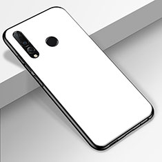 Custodia Silicone Specchio Laterale Cover per Huawei P Smart+ Plus (2019) Bianco
