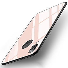 Custodia Silicone Specchio Laterale Cover per Huawei P20 Lite Oro Rosa