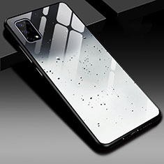 Custodia Silicone Specchio Laterale Cover per Realme V5 5G Grigio