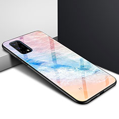 Custodia Silicone Specchio Laterale Cover per Realme X7 Pro 5G Colorato