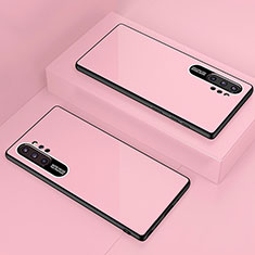 Custodia Silicone Specchio Laterale Cover per Samsung Galaxy Note 10 Plus Oro Rosa