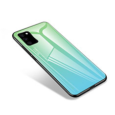 Custodia Silicone Specchio Laterale Cover per Samsung Galaxy S20 FE 4G Verde