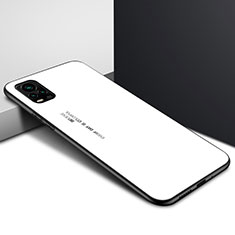 Custodia Silicone Specchio Laterale Cover per Vivo V20 Pro 5G Bianco