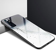 Custodia Silicone Specchio Laterale Cover per Xiaomi Mi 10 Ultra Grigio