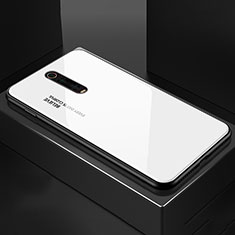 Custodia Silicone Specchio Laterale Cover per Xiaomi Redmi K20 Bianco