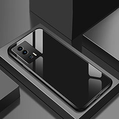 Custodia Silicone Specchio Laterale Cover per Xiaomi Redmi K60 Pro 5G Nero