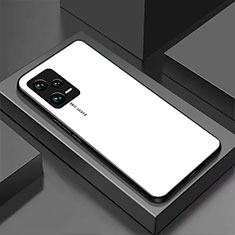 Custodia Silicone Specchio Laterale Cover per Xiaomi Redmi Note 12 5G Bianco
