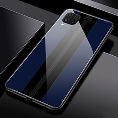 Custodia Silicone Specchio Laterale Cover T01 per Huawei Nova 6 SE Blu