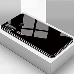 Custodia Silicone Specchio Laterale Cover T01 per Huawei P Smart (2020) Nero