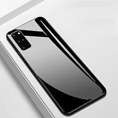 Custodia Silicone Specchio Laterale Cover T01 per Samsung Galaxy S20 Plus Nero