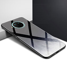 Custodia Silicone Specchio Laterale Cover T01 per Xiaomi Mi 10i 5G Nero