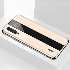 Custodia Silicone Specchio Laterale Cover T01 per Xiaomi Mi A3 Oro