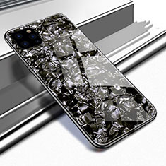 Custodia Silicone Specchio Laterale Cover T02 per Apple iPhone 11 Pro Max Nero