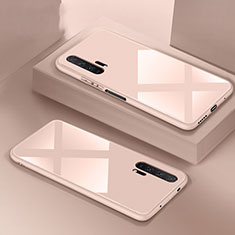 Custodia Silicone Specchio Laterale Cover T02 per Huawei Honor 20 Pro Rosa