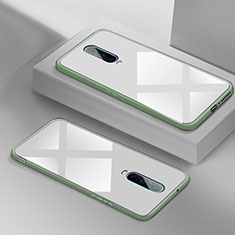 Custodia Silicone Specchio Laterale Cover T02 per Oppo R17 Pro Bianco
