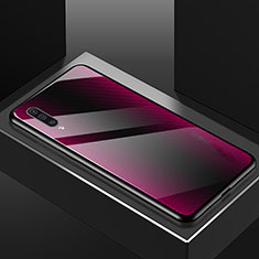 Custodia Silicone Specchio Laterale Cover T02 per Samsung Galaxy A70 Viola