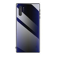 Custodia Silicone Specchio Laterale Cover T02 per Samsung Galaxy Note 10 Plus Viola
