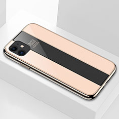 Custodia Silicone Specchio Laterale Cover T03 per Apple iPhone 11 Oro