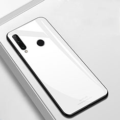 Custodia Silicone Specchio Laterale Cover T03 per Huawei Honor 20i Bianco