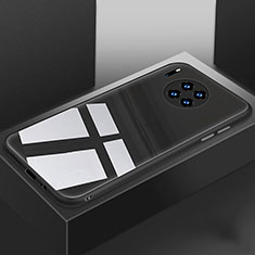 Custodia Silicone Specchio Laterale Cover T03 per Huawei Mate 30 Pro 5G Nero
