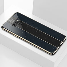 Custodia Silicone Specchio Laterale Cover T03 per Samsung Galaxy Note 9 Nero