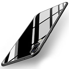Custodia Silicone Specchio Laterale Cover T04 per Huawei P20 Nero