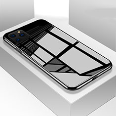 Custodia Silicone Specchio Laterale Cover T05 per Apple iPhone 11 Pro Nero