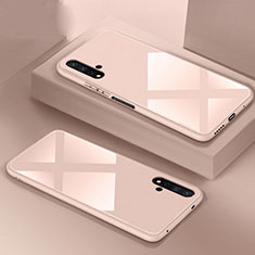 Custodia Silicone Specchio Laterale Cover T05 per Huawei Honor 20 Rosa