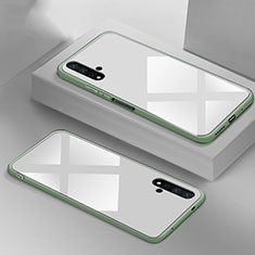 Custodia Silicone Specchio Laterale Cover T05 per Huawei Honor 20S Bianco