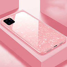 Custodia Silicone Specchio Laterale Cover T06 per Apple iPhone 11 Pro Max Rosa