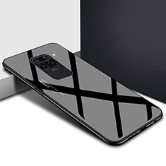 Custodia Silicone Specchio Laterale Sfumato Arcobaleno Cover H01 per Xiaomi Redmi 10X 4G Nero
