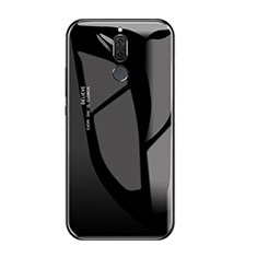 Custodia Silicone Specchio Laterale Sfumato Arcobaleno Cover per Huawei Mate 10 Lite Nero