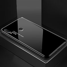 Custodia Silicone Specchio Laterale Sfumato Arcobaleno Cover per Huawei P20 Lite Nero
