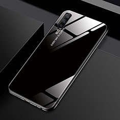 Custodia Silicone Specchio Laterale Sfumato Arcobaleno Cover per Huawei Y9s Nero