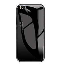 Custodia Silicone Specchio Laterale Sfumato Arcobaleno Cover per Xiaomi Mi 5S 4G Nero