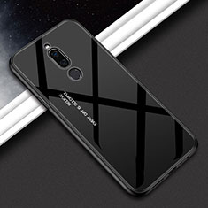 Custodia Silicone Specchio Laterale Sfumato Arcobaleno Cover per Xiaomi Redmi 8 Nero