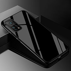 Custodia Silicone Specchio Laterale Sfumato Arcobaleno Cover per Xiaomi Redmi K30S 5G Nero