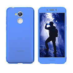 Custodia Silicone Trasparente A Flip Morbida Cover per Huawei Honor 6A Blu