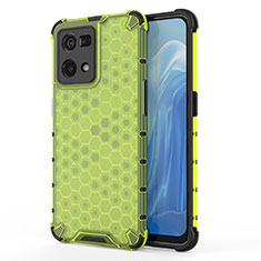 Custodia Silicone Trasparente Laterale 360 Gradi Cover AM1 per Oppo F21 Pro 4G Verde