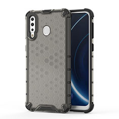 Custodia Silicone Trasparente Laterale 360 Gradi Cover AM1 per Samsung Galaxy A40s Nero