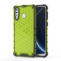 Custodia Silicone Trasparente Laterale 360 Gradi Cover AM1 per Samsung Galaxy A40s Verde